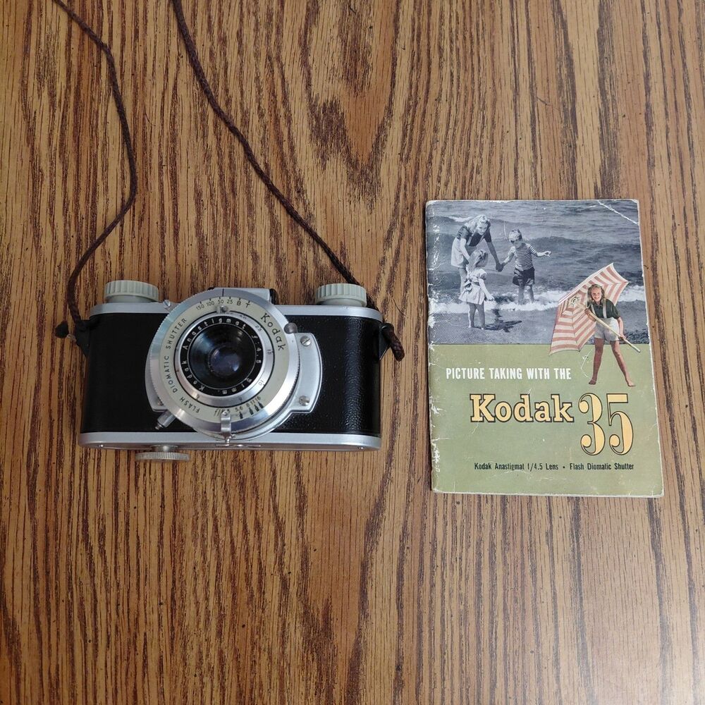 Vintage Kodak 35 Camera Anastigmat 51mm f/4.5– Untested for PARTS/REPAIR